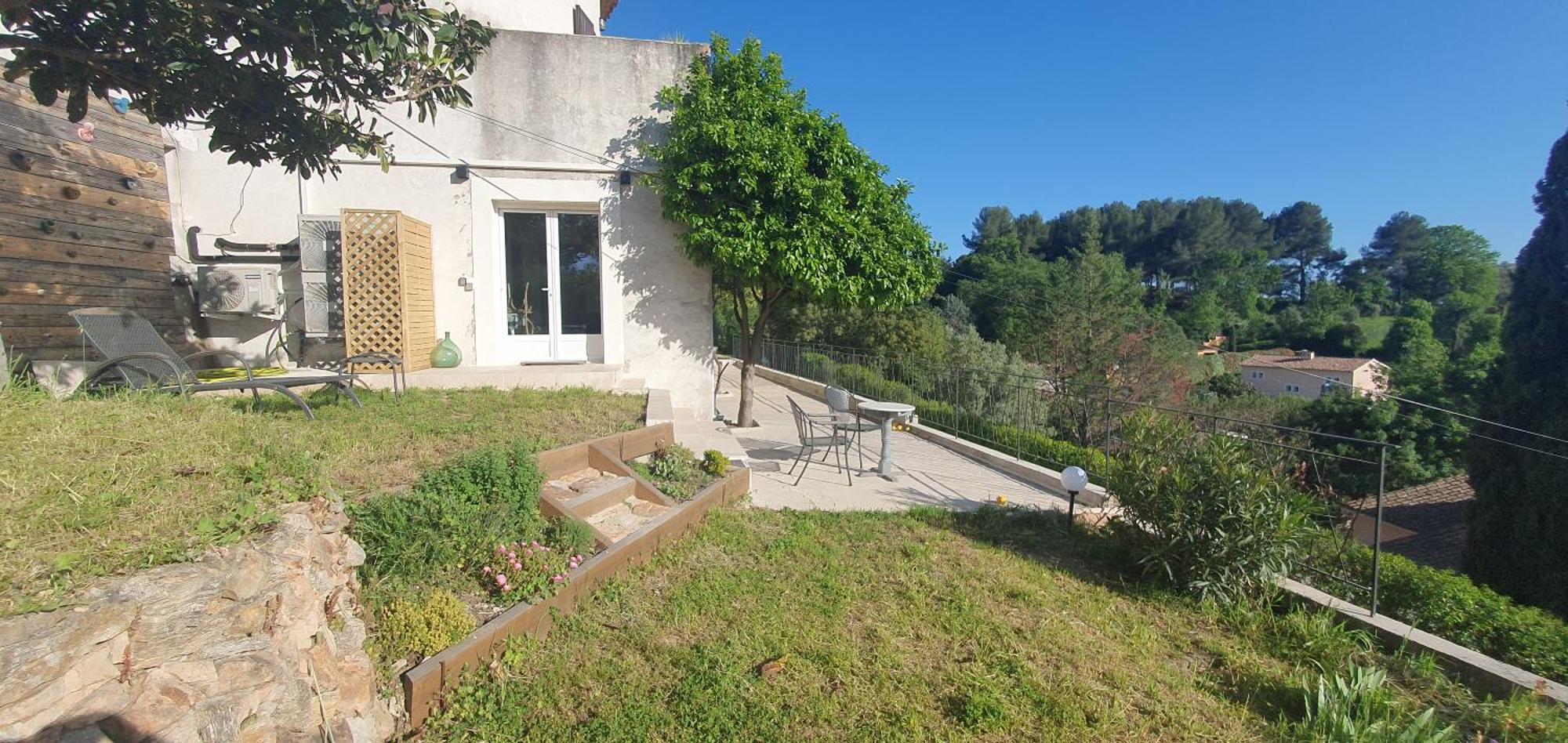 Apartamento Calme Et Vue Panoramique Pégomas Exterior foto